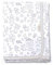 Ti TIN Coperta in Cotone Morbido e Assorbente per Neonato | Coperta Avvolgente 100% Cotone con Doppio Strato 2x180gr/m², 80x75 cm, Stampa Disegni Bambini, Colore Grigio