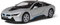 B-M-W I8 Coupe Silber Ab 2013 ca 1/43 1/36-1/46 Kinsmart Modell Auto