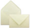 200 Stück Brief-Umschläge Creme - DIN C5-100 g/m² - 16,2 x 22,9 cm - Nassklebung mit spitzer Klappe - hochwertige Kuverts - von Gustav NEUSER