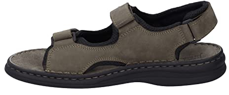 Josef Seibel Herren Franklin Riemchensandalen, Grau (Asphalt-Kombi 751 781)