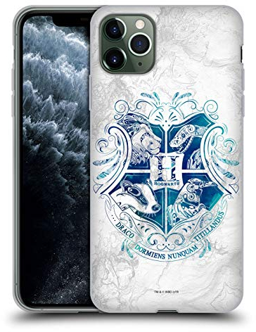 Head Case Designs Offiziell Offizielle Harry Potter Hogwarts Aguamenti Deathly Hallows IX Soft Gel Handyhülle Hülle kompatibel mit Apple iPhone 11 Pro Max