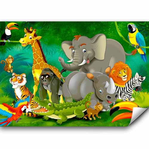 murando - Fototapete selbstklebend Kinderzimmer, 147x105 cm, Schlafzimmer | Selbstklebend ohne Kleister, Full HD Druck, ideal fürs Wohn- oder Schlafzimmer, schnelle Montage, lichtbeständig, geruchsfrei