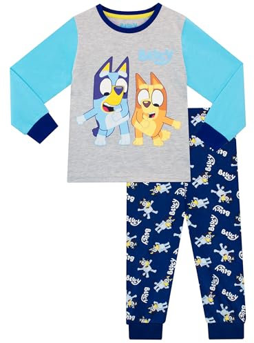 Bluey Pijama Pijama Niño | Pijamas Niño Invierno | Multicolor 5-6 Años
