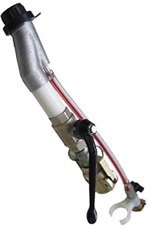 Handelskönig Drehbares Feinputzgerät mit Kugelhahn 250 mm Spritze Spritzgerät Putzmaschine Feinputz Gips Spachtel Spachtelmasse