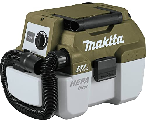 Makita ADCV11Z Outdoor Adventure 18V LXT Brushless Wet/Dry Vacuum, Tool Only, Camo Green