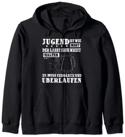 Most Süßmost Fruchtsaft Viez Ebbelwoi Apfelmost Kapuzenjacke