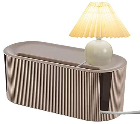 Kabelmanagement Box | Kabelbox Im Nordischen Stil Mit Abdeckung| Cord Organizer Box | Verstecken Und Verbergen Sie Steckdosenleisten Und Stromkabel Vor Fernsehgeräten, Computern Und Schreibtischen