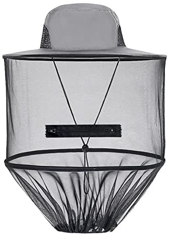 Mosquito Hat with Removable Netting,Midge Head Net Hat for Outdoor Hiking, Fishing, Camping, Climbing