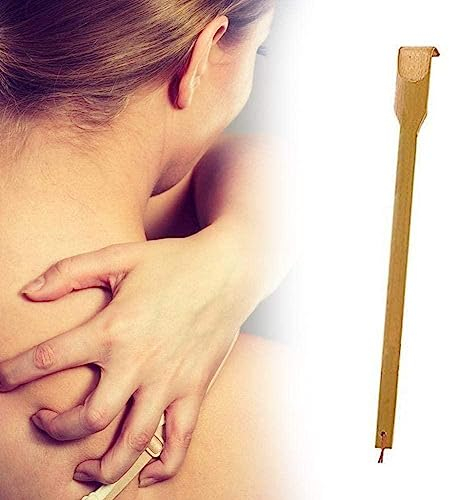 WAITLOVER Masajeador de bambú duradero rascador de espalda de madera rascador, productos masajeador salud