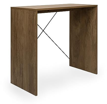 Absolute Deal Hybrid Small Office Desk 80cm Study Table Laptop Desks & Workstations - Compact & Lightweight - 80x40x72cm - Summer Oak Desk