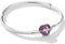 Jokmeo Schlangen-Gliederarmband 925 Sterling Silber Damen Armband für Charm Beads, Silberschmuck für Valentinstag Muttertag Geburtstags Weihnachten Geschenk für Frauen(Rotes Herz,17cm)