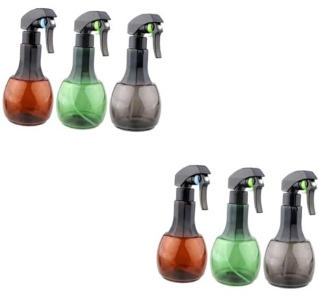 FRCOLOR 6stücke Sprühflasche Für Haare Hochdruck Feinsprüher Für Friseure Und Hautpflege Wiederverwendbar Farben Zufällig Perfektes Salon-werkzeug