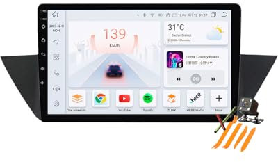 Autoradio Android 13.0 Navi 2 DIN Stereo für B-MW X1 E84 2009-2015 Sat GPS Navigation 10.1 Zoll Cartablet DVD Multimedia Player FM BT Receiver mit Carplay 4G 5G WiFi DSP SWC,M6 pro3