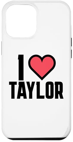 I Heart Taylor Love Design Case for iPhone 12 Pro Max