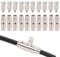 VOLWCO 10 Stück Hochdruck-Nebeldüsen für Outdoor-Kühlsystem, G3/16 (10-24 UNC) Nebelsystemdüse, 1/4 Interface Quick Connector, Zerstäuber Mikronebel Sprinkler(Size:Orifice 0.3mm,)