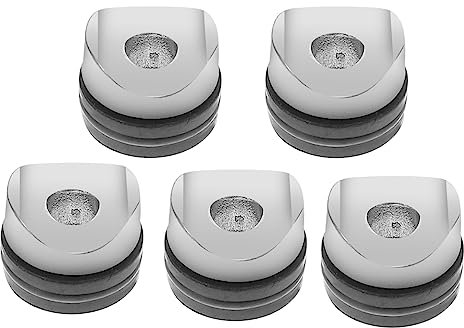 WHAMVOX 20 Piezas Portaboquillas Junta De Base Gruesa Pulverizadores De Pintura Junta De Punta Plana Arandelas De Sellado Sello Para Rociador De Pintura Sin Aire Metal y Caucho