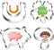 4 Moldes Galletas de Cerdito, Moldes Galletas Acero Inoxidable, Cortador de Galletas de Cerdito, Moldes Galletas Animales, para Repostería y Chocolate Decoración de Tartas