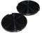 Kit di Filtri Euro per Cappa, 2 Pezzi, Filtro a Carbone Attivo, Diametro 155 mm, Altezza 15 mm