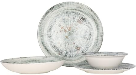 Bonna Geschirrset (Medium) - Odette - 24 teilig - 6 Personen - Porzellan