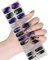 Halloween Nails Strips Semi Cured Gels Nails Strips Glow In Dark Halloween Nails Stickers Nails Art Decoration