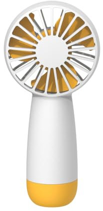 Mottinhill Mini Ventilatori Portatili da Viaggio, Batteria Ricaricabile 1500mAh, Verde D105A (Bianco)