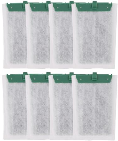 Tinoaly 8pz Cartucce Filtro Ricambio Medie Compatibili con Tetra Whisper Bio-Bag Filtri, Cartuccia Filtro Acquario per Whisper 10i IQ10 PF10 ReptoFilter Power Filtri Acquario 5-10 Galloni