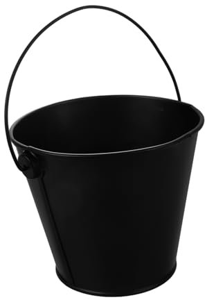 ibasenice Contenitore per Grasso in Metallo Secchio per Accessorio Multifunzionale per Barbecue Facile da Pulire e Compatto