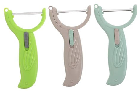 IMIKEYA 3 Pezzi Sbucciatore Per Frutta Affettatrice Per Pomodori Sbucciatore Per Frutta Affettatrice Per Alimenti Sbucciatore Per Sbucciatore Per Verdure Sbucciatore Per