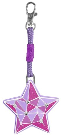 Step by Step Happy Charms „Star“, 1-teilig, 1 Anhänger, Stern, passend zum Schulranzen oder Vorschulrucksack