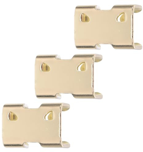DECHOUS 3 Stück Doppelseitige Eisenseilklemmen 14-16mm Hochbelastbare Seilverbinder für Outdoor Vielseitig für Haustierleinen und Pferdezubehör