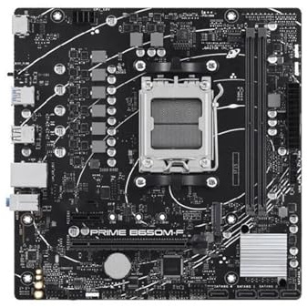 Placa Madre Placa Base Fit For ASUS Prime B650M-F con zócalo AM5 DDR5 de 64 GB B650
