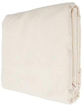 Homoyoyo Bâche de Peinture en Coton 160X400 CM, Housse Lavable et Réutilisable pour Protection Sol et Meubles, Tissu Résistant aux Taches, Usage Bricolage et Rénovation Intérieur
