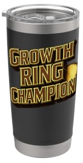 Groth Ring Champion Baumzüchter Gartenarbeit Zen Shirt Doppelwandiger Edelstahl-Thermobecher