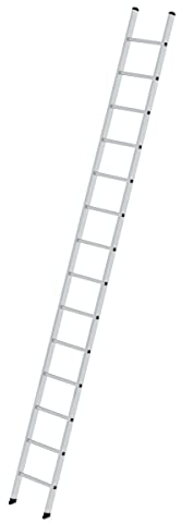 GÜNZBURGER Aluminium-Anlegeleiter, 14 Sprossen, Made in Germany