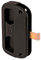 Prime-Line A 186 Türriegel ohne Hand, 9,5 cm L x 6,4 cm B Kunststoff, Schwarz, 3-7/8 in