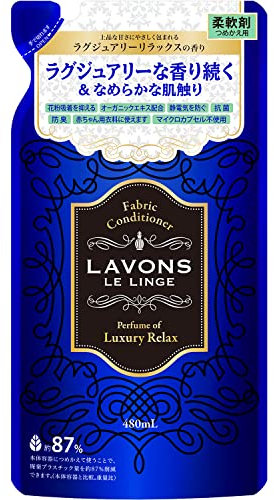 Lavons Fabric Softener 480ml - Luxury Relax Refill