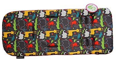 Vital Innovations Cumfi Cush - weiche, Bequeme Sitzauflage, Polsterung für Kinderwagen, Buggy/Kinderwagenauflage, Sitzeinlage für ultimativen Komfort während Spaziergängen mit Tiermotiven