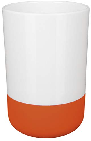 Spirella Zahnputzbecher Zahnbürstenhalter Moji 7,5x11,5 cm Orange