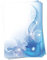 Motiv Briefpapier (MPA-5147, DIN A4, 100 Blatt) türkis blau Blumen Ornamente Muster blaues farbiges Motivpapier