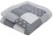 ULLENBOOM Krabbeldecke für Baby 120x120 cm, 100% OEKO-TEX Materialien, Made in EU, Dick & weich gepolstert, Graue Sterne - ideal als Babydecke & Spieldecke Baby