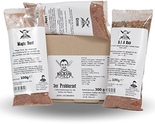 Rub Probier Set von Klaus grillt