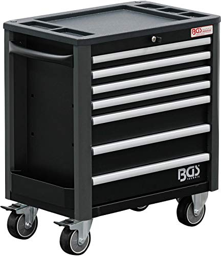 BGS 4102 | Werkstattwagen | 7 Schubladen | extra geringe Bauhöhe | leer