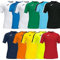Joma Academy Men's Short Sleeve Game T-Shirt Navy, White