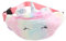 Laahoem Einhorn Bauchtasche Taillentasche Tie-Dye Hüfttasche Gürteltasche Schulterrucksack Cute Fanny Mädchen Gürtelpackung Squint Eye Pink