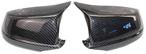 ABS Außenspiegel Abdeckungen,MoreChioce 2 Stück Auto Rückspiegel Seitenspiegel Abdeckung Spiegelkappen Spiegelabdeckung Gehäuse Ersatzschale Kompatibel mit 5er F10 F11 F18 2011-2013,Kohlefasermuster