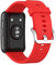 KINOEHOO Bracelet de montres Compatible avec HUAWEI Watch Fit Bracelets de remplacement en Silicone.(Rouge)