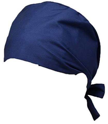 Verstellbare Scrub Cap Navy Farbe Dental Hut Chirurgische Haarnetze Chirurgie Kleidung Zubehör Für Männer Frauen