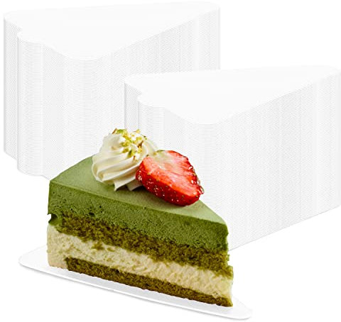 Mini Cake Boards,100 Pcs Mousse Cake Boards Mini Cake Bases Cake Paper Board Plates Cupcake Dessert Display Trays Cardboard Dessert Board Pastry Base - Grease Proof (Triangle)