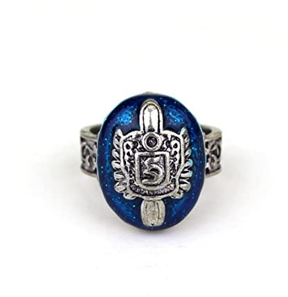 The Vampire Diaries Damon Salvatore Ring Sonnenschutz Lapislazuli Schmuck für Männer und Jungen Frauen Ring