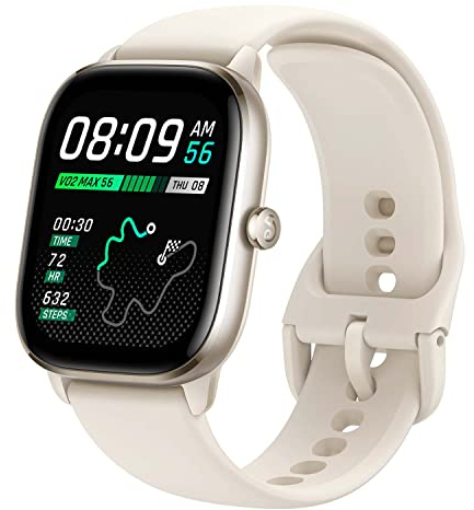 Amazfit GTS 4 Mini Smartwatch Orologio Intelligente, AMOLED da 1,65, Cardiofrequenzimetro, GPS, 5 Posizioni Satellitari, 120+ Modalità Sportive, Alexa, SpO2, 5 ATM Impermeabile, Monitor del Sonno